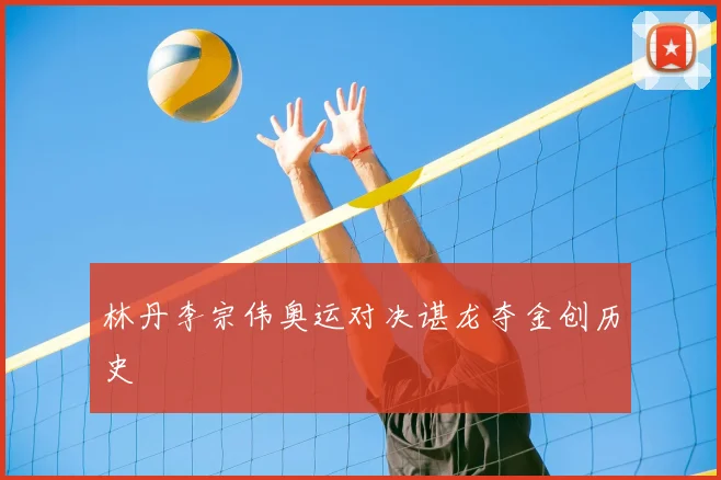 林丹李宗伟奥运对决谌龙夺金创历史